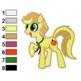 Young Braeburn My Little Pony Embroidery Design